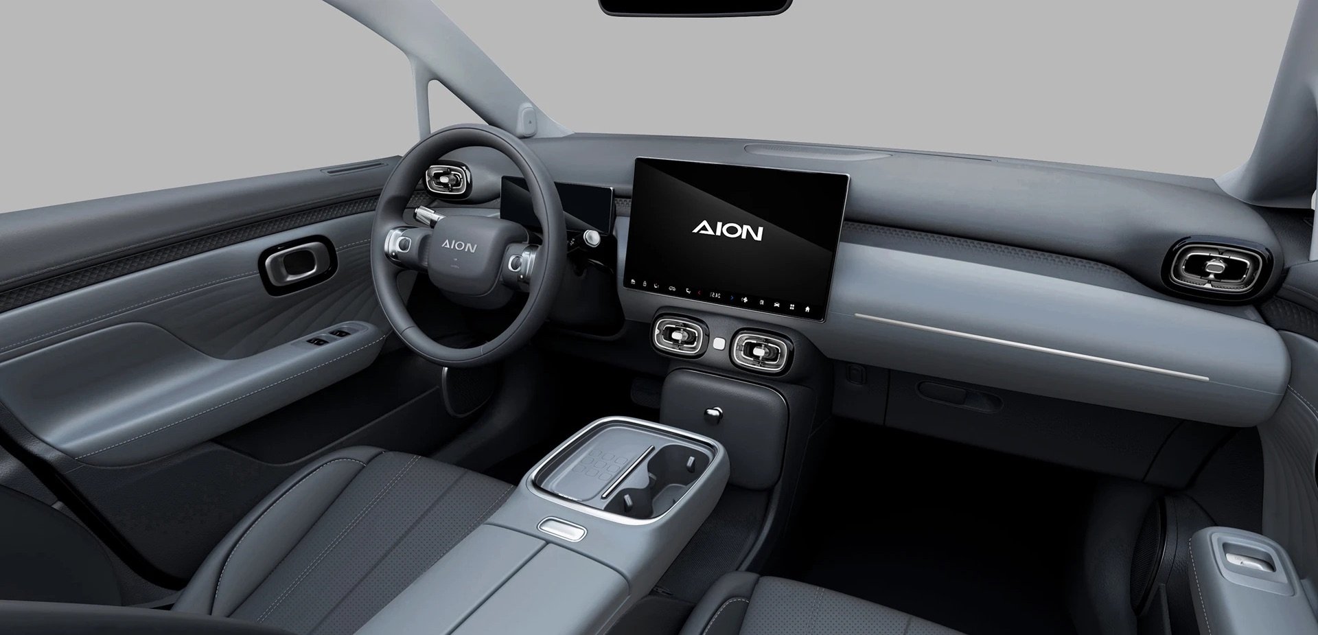 AION UT interior in Black