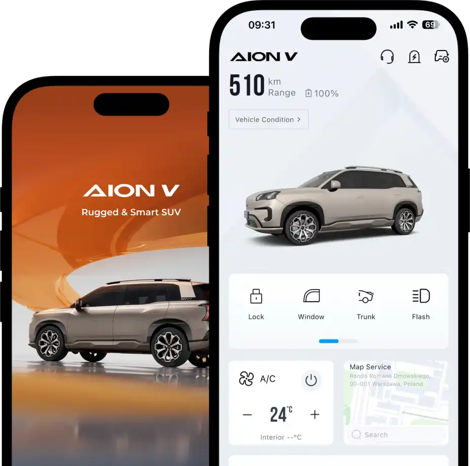 GAC APP on a phone