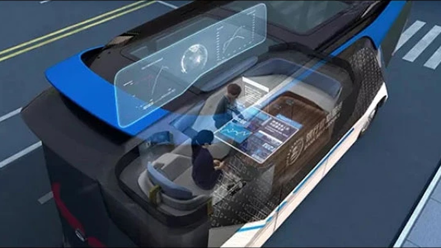 MLink connecting devices inside a commercial vehicle