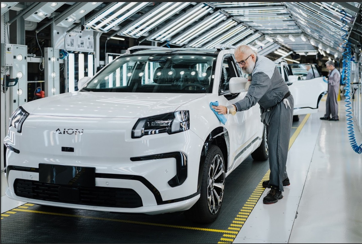 AION V mass production at the Magna Graz facility in Austria
