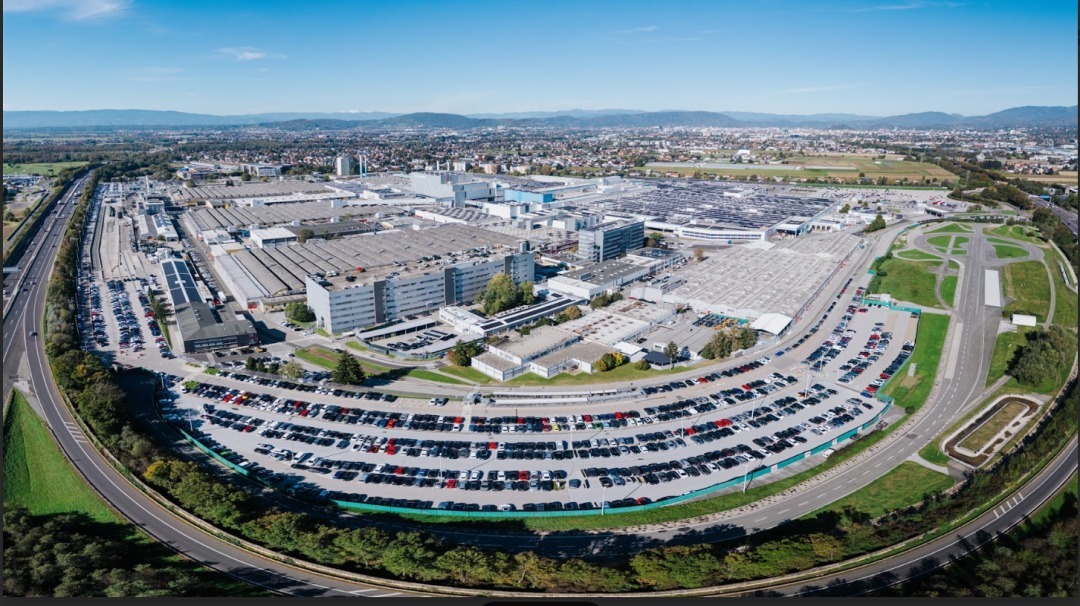 Aerial view of the Magna Graz facility in Austria